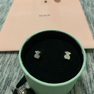 Tous silver Sweet dolls  earrings